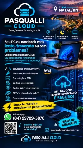 Manutenção notebook computador redes