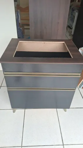 Lindo balcão pra cooktop 4 bocas