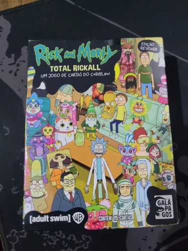 Jogo De Cartas Rick & Morty Total Rickall Edição Revisada Galápagos