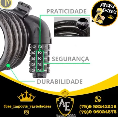 cadeado com senha