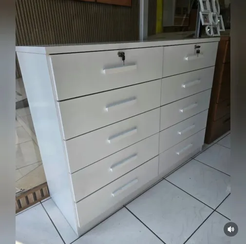 Cômoda Deca 10 Gavetas Nova Produto Na Caixa/Entrega É Montagem Disponível Loja RL Moveis