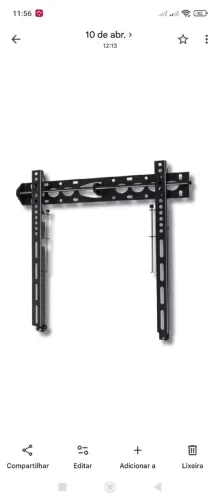 SUPORTE PARA TV MODELO PAINEL E PAREDE DE 32 A 75 POLEGADAS 