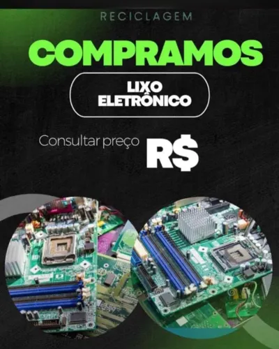 Compramos lixo eletrônico.