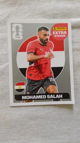 Figurinha copa extra stiicker Mohamed Salah