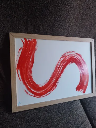 Quadro pintado à mão. 45cm×33cm/ exclusivo