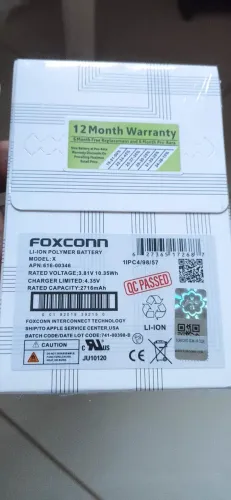 Bateria iPhone X Foxconn Lacrada Primeira Linha