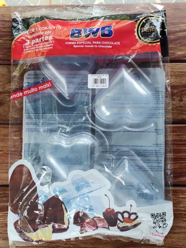 Formas Especiais para Chocolate 3 Partes - Novas