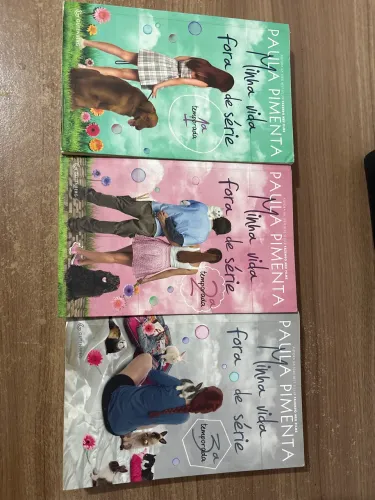Livros: Minha vida fora de série - Paula Pimente (1º,2º e 3º temporada)