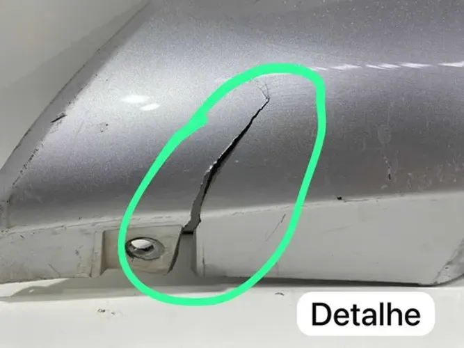 Moldura Parachoque Traseiro Tiggo 5x 2019 2020 2021 Original Cinza Fosco