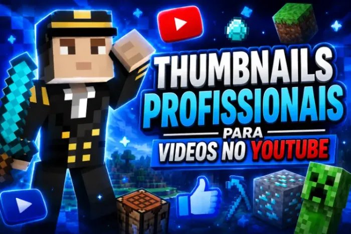 THUMBNAILS PROFISSIONAIS PARA O YOUTUBE 