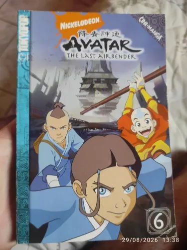 Quadrinhos Avatar a lenda de Aang