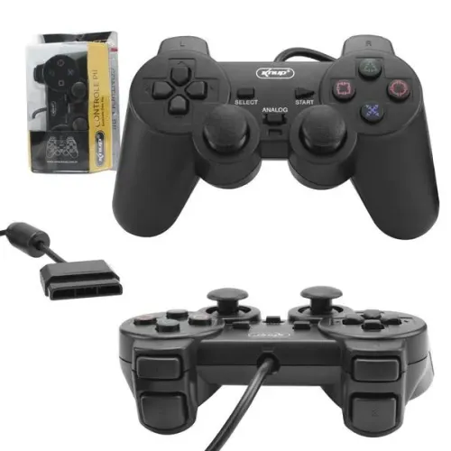 Controle Play 2 Com Fio Knup *PS2*