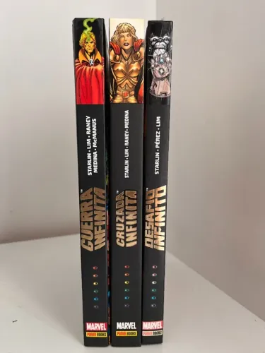TRILOGIA DO INFITINO - GUERRA INFINITA /CRUZADA /DESAFIO INFINITO MARVEL