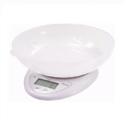 Balança Eletronica Digital Recipiente Cuba Cozinha Alimento 5 Kg