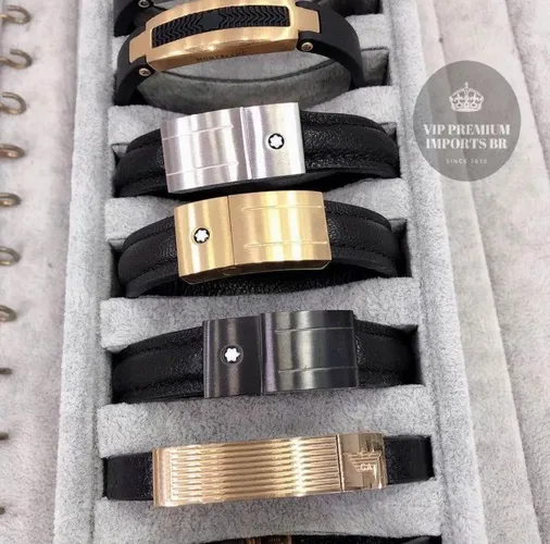 pulseiras montblanc bracelet importadas orignais