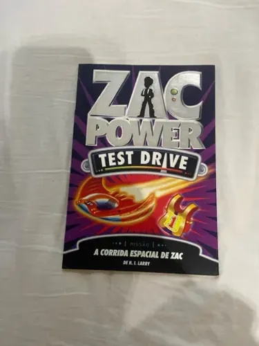 Livro infanto-juvenil ZAC POWER TEST DRIVE