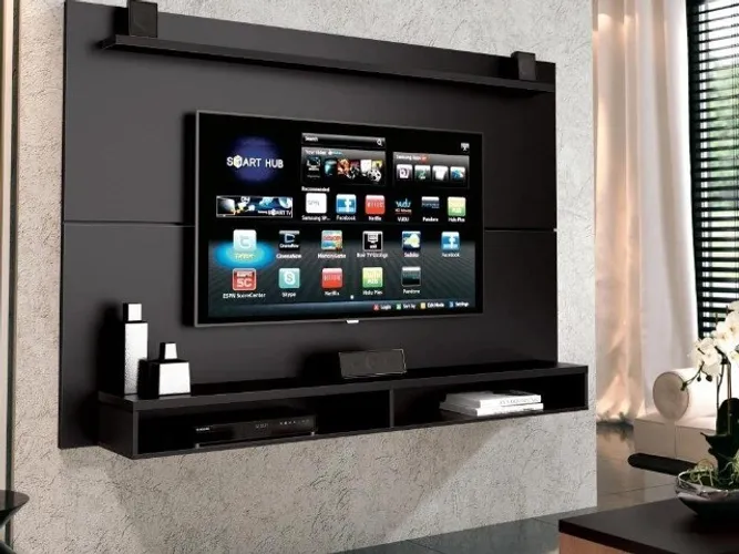 Painel Maxi Até 60 Polegadas Preto Até 12x - Frete Grátis