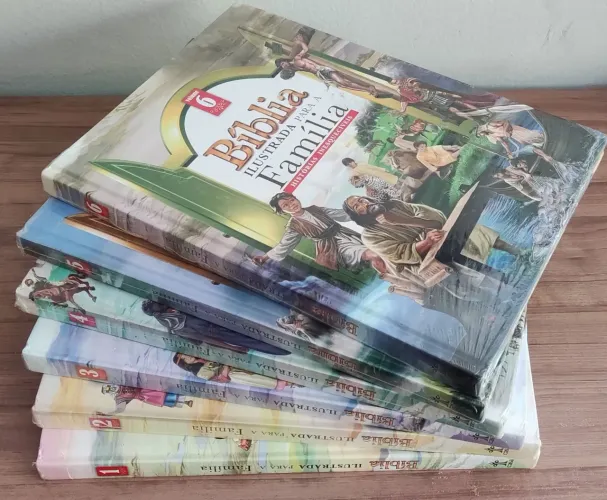 Bíblia Ilustrada para a Família - Volumes 1 a 6
