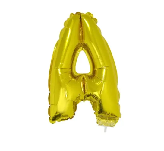 Balão Metalizado Letras Ballon Letter 16" 40cm Wb Cn498 - Letra A