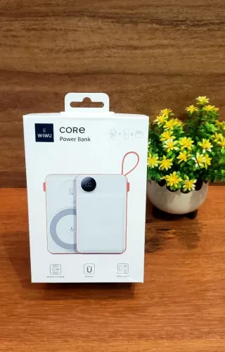 Power Bank Wiwu Core 10000mah Com Carregamento Sem Fio 15w