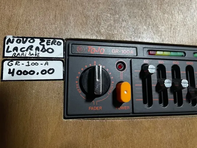 Equalizador e amplificador tojo gr-100 novo na embalagem 