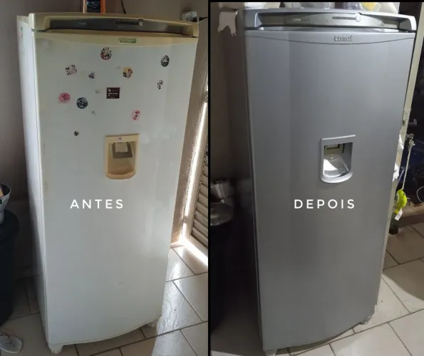 Envelopar geladeira 