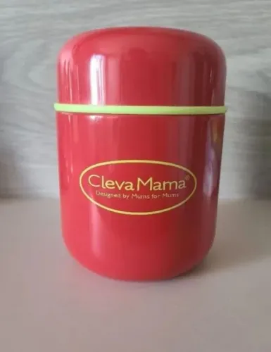 Pote Térmico para Bebê Cleva Mama - Vermelho