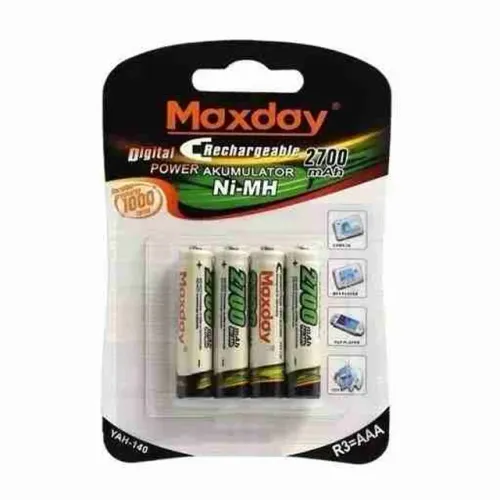 Kit com 4 Pilhas Recarregável comum AA OU palito AAA