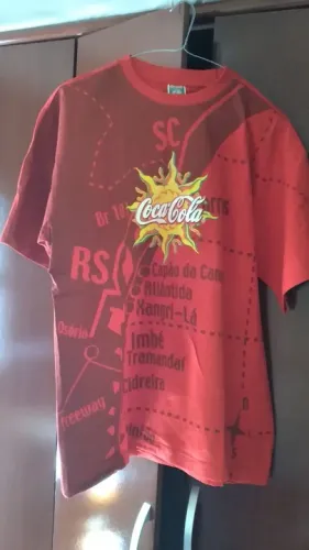 Camiseta Coca-Cola - Mapa do Rio Grande do Sul