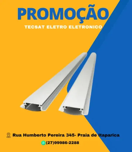 Perfil Alumínio Slim Embutido Fita Led Barra 2 Metros Cor Da Luz Branco