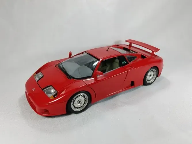 Miniatura Bugatti Eb 110 1991 Bburago 1/18 