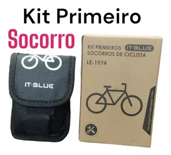 Kit Ciclista Ferramenta Bike Prático Primeiros Socorros