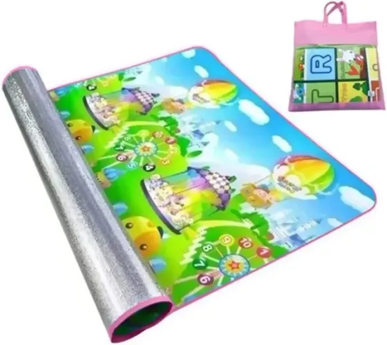 Tapete Infantil De Engatinhamento 90cmx180cm Cd-359 Termico-dinosauros