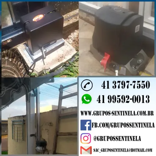 Motor top de linha para portão com instalação no menor preço