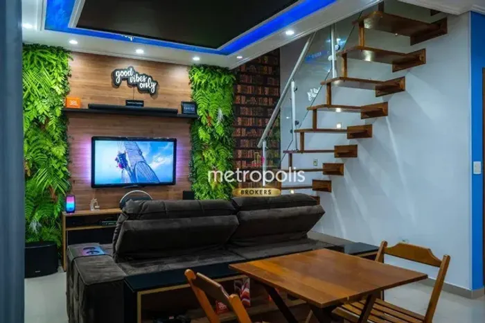 Cobertura à venda, 90 m² por R$ 690.000,00 - Vila Assunção - Santo André/SP