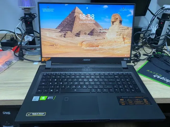 Notebook Aorus 17g, 17'' 300Hz, I7-10870h, Rtx3080 8GB, 32GB Ram,500 GB VEJA DESCRIÇÃO