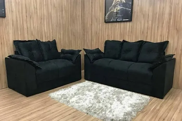 Conjunto de sofá 2x 3 lugares Roma - ENTREGA EM ATÉ 24 HORAS !!! 