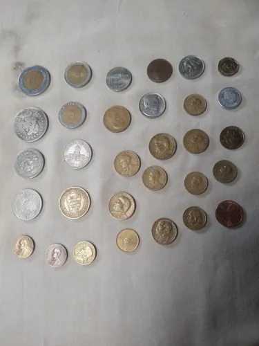 Lote de Moedas antigas.