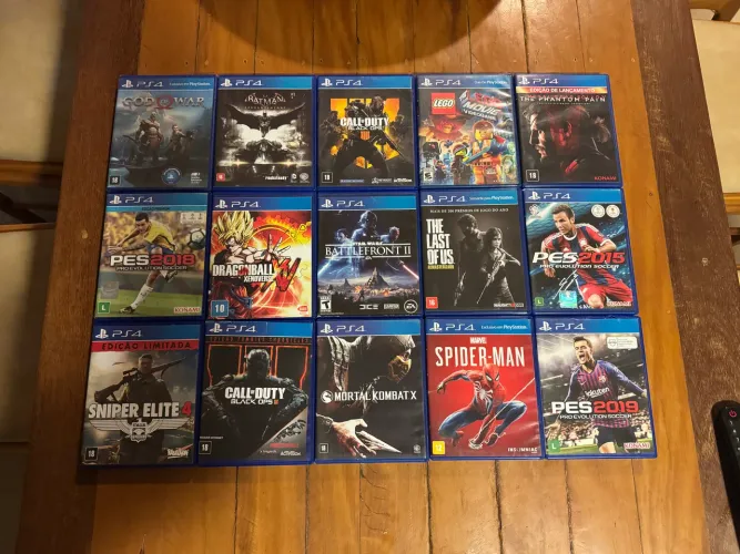 Jogos para PS4 a Partir de 50,00 (Veja nas informações)