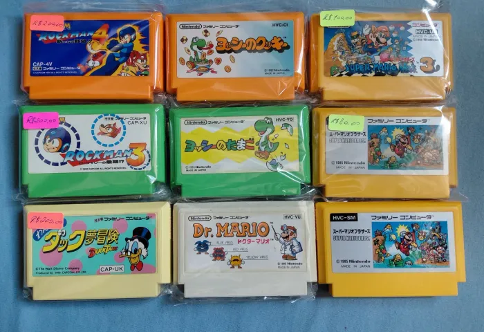 Jogos para Nintendinho/Famicon/Dynavision