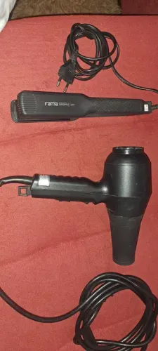 Kit de beleza cabelo e prancha alisadora- seminovos novo 120,00