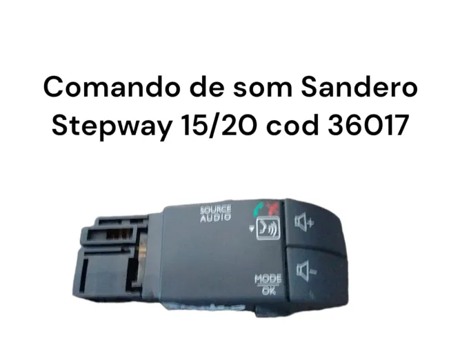 Comando De Som Sandero Stepway 15/20 Cod 36017