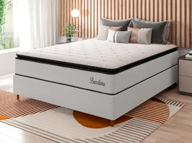 COLCHÃO CASAL MOLAS ENSACADAS HELLEN - PROMOÇÃO!