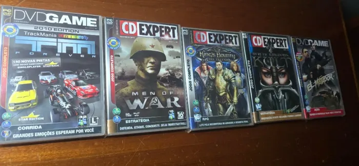 PC Games Clássicos Lacrados - Oportunidade Única