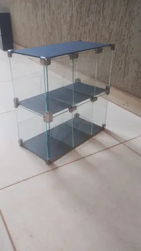 Baleiro de vidro modular