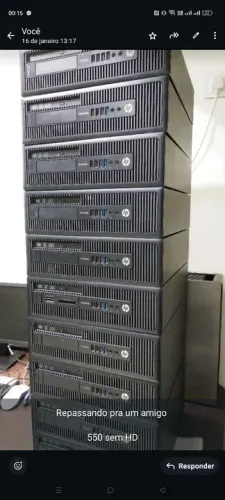 Computador elite desk Intel core i5 4 geração 8 GB memória ram HD 1000 GB 