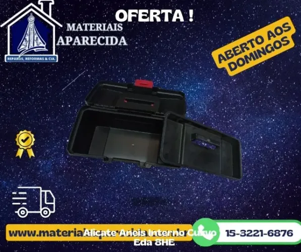 Caixa Ferramenta PVC Com Bandeja n12 Polymer