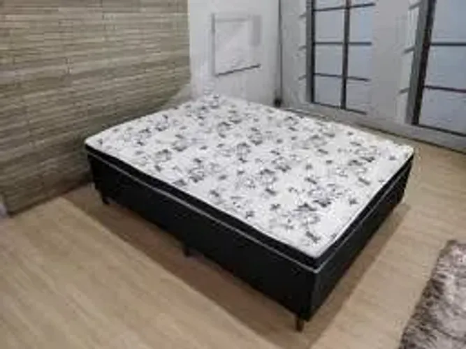 Cama Box solteirão com Colchão Floral!! Sr