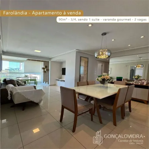 Apartamento à venda no Illuminare Residence, FAROLÂNDIA, Aracaju, SE