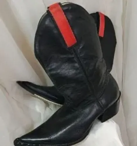 bota texana de couro legítimo